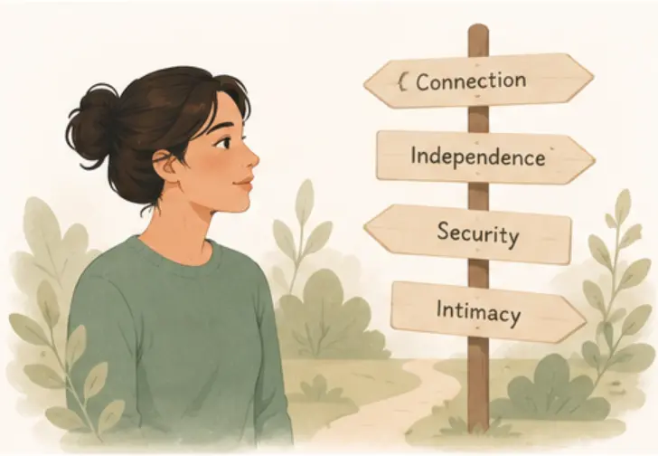 Two attachment styles interacting
